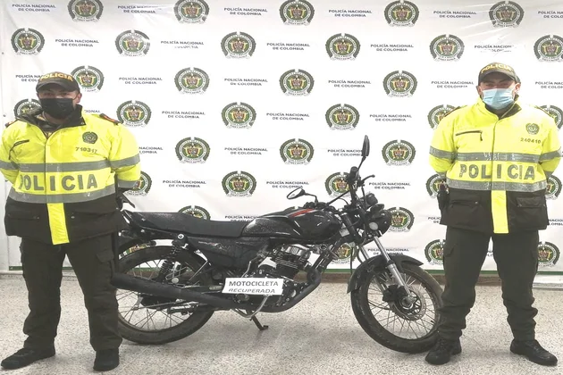Dos capturados y dos motos recuperadas por la Policía en Facatativá