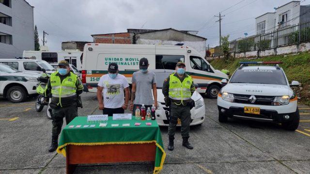 Dos hombres capturados en La Línea por tráfico de droga tipo anfetamínico
