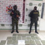 Ejército y Policía incautan 24 kilos de marihuana creepy en carreteras del Huila