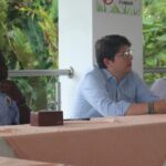 El candidato al senado por Centro Democrático; Miguel Uribe Turbay, se reunió en Quibdó con algunos líderes, empresarios y militantes.