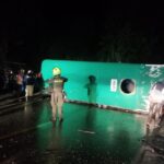 Emergencia se presentó en la vía Neira – Manizales por accidente de un bus