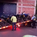 En Pereira continúan realizando operativos contra piques de motos