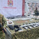 Entre frutas, ELN pretendía camuflar arsenal de guerra, comunicaciones y explosivos en Casanare