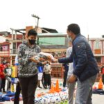 Entrega de implementos deportivos a escuelas de formación del municipio de Sutatausa