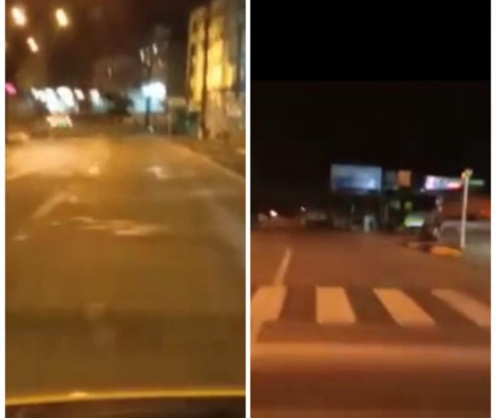 “Es muy duro trabajar así”, los taxistas no encuentran carrera por la soledad de las calles de Buenaventura en la noche