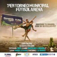 Este sábado 26 de febrero, se realizará el Primer Torneo Municipal de Futbol Arena 2022
