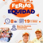 Ferias de la Equidad llega este sábado al Barrio Nueva Colombia