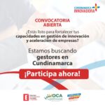 Gobierno departamental amplía plazo para participar en el proyecto Cundinamarca + Innovadora