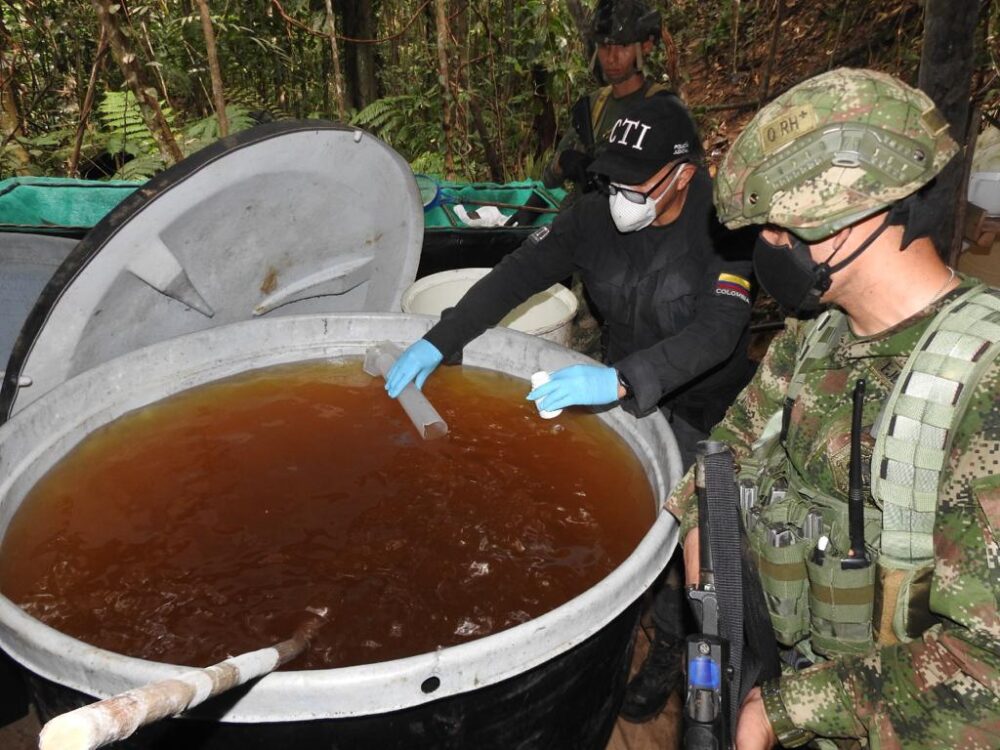 Incautan más de 300 kilogramos de clorhidrato de cocaína en Sardinata.