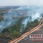 Incendio afecta 1.200 hectáreas en zona rural de Puerto López