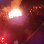 Incendio en el Campamento, deja hasta el momento una vivenda afectada