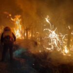 Incendio forestal en el municipio de Orocué