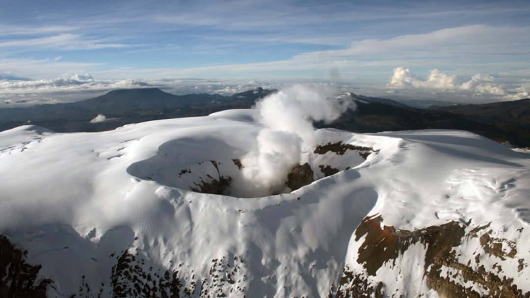 La mayor sismicidad del volcán Nevado del Ruíz fue el 25, 28 y 30 de enero