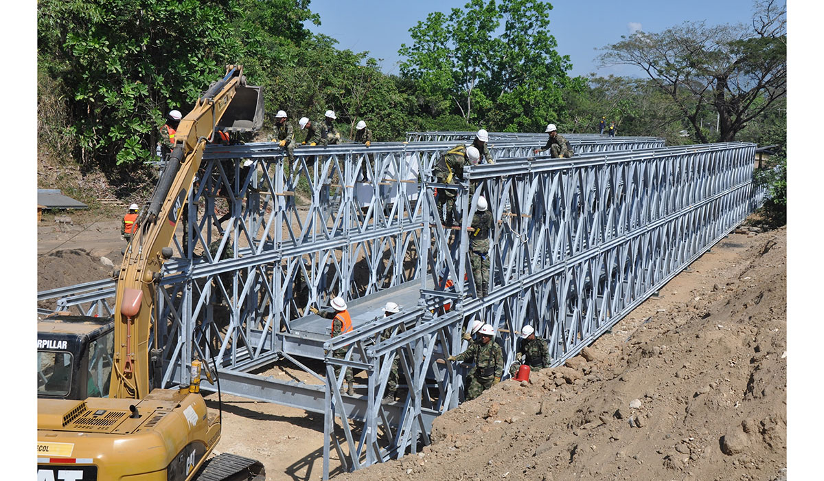 La próxima semana estará listo el puente metálico en Pailitas