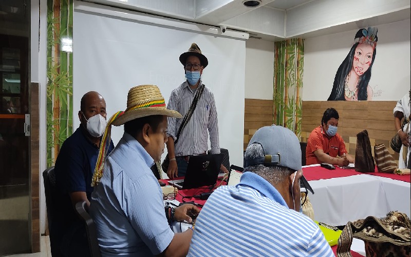 Mesa Indígena del Chocó participa en la sesión Subcomisión de Salud de la MPC Nacional, que se realiza en Quibdó.