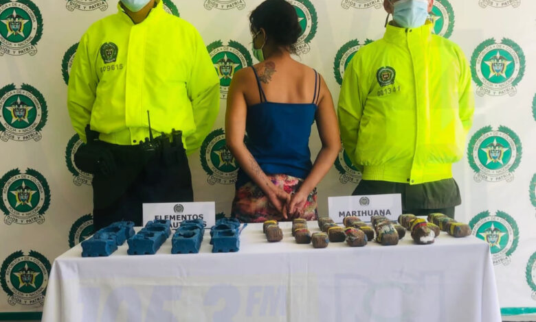 Mujer fue sorprendida con marihuana en Yopal