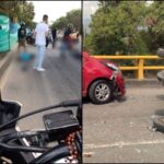 Otro accidente en el puente López: por exceso de velocidad y obras viales, conductores se quejan