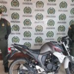 Recuperada motocicleta hurtada en Tauramena