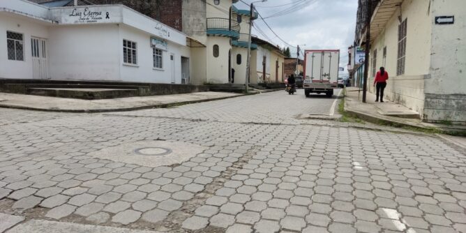 Repondrán adoquín de calles centrales de Sandoná