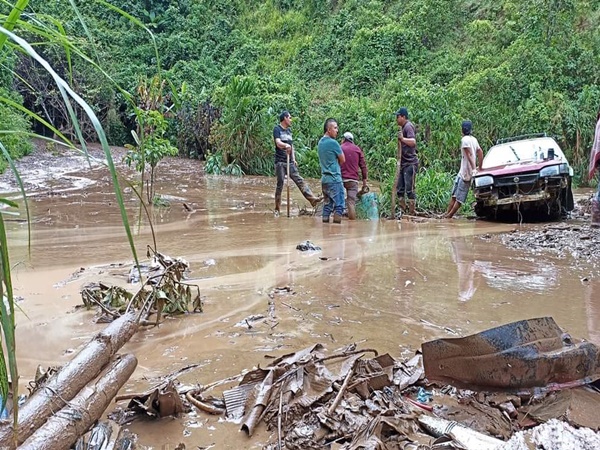 Samaniego, otro de los municipios afectados por represamiento de una quebrada