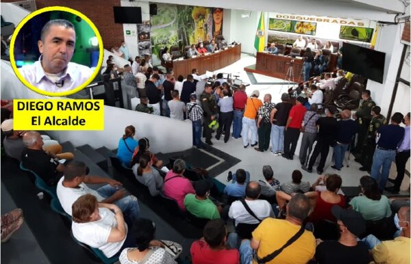 Alcalde Diego Ramos, el gran ausente en el debate del Predial en el Concejo