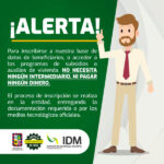 Alerta: inescrupulosos utilizan el nombre del IDM para cometer fraudes
