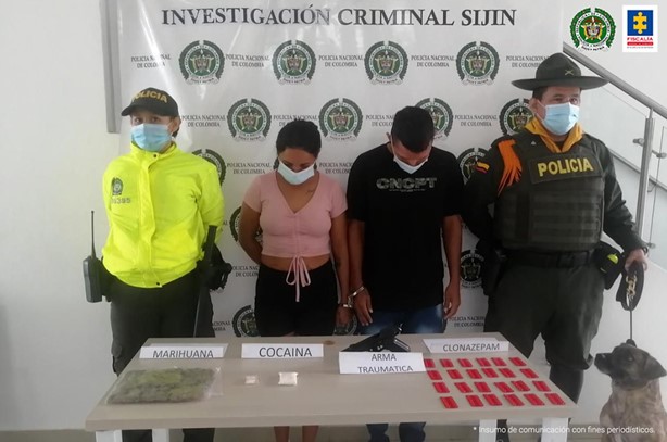 Aseguradas tres personas por su presunta responsabilidad en el expendio de estupefacientes en barrios de la Comuna 6 de Cúcuta