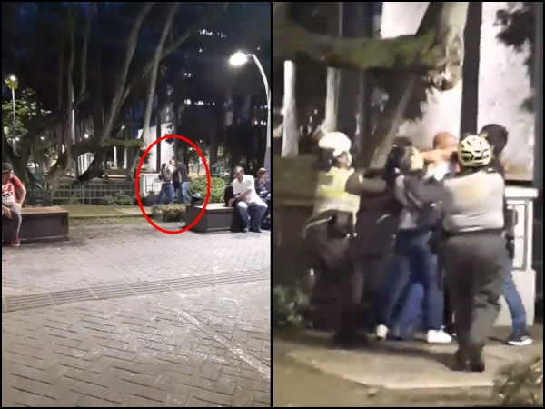 Atraparon a dos mujeres, los hombres intentaron separarlas y hasta la policía tuvo que intervenir, en el boulevard del Río