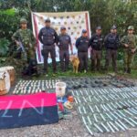 CTI de la Fiscalía Seccional Caldas y el Ejército Nacional desmantelaron depósito de explosivos  y elementos de comunicaciones, en Jardín (Antioquia)