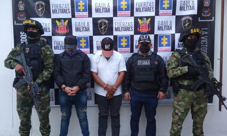 Capturados dos presuntos integrantes del GAO-r estructura 10 en Casanare