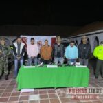 Capturados seis presuntos sicarios de las disidencias de las FARC