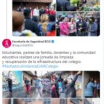 rechazaron todo tipo de violencia en escuela de Bogota