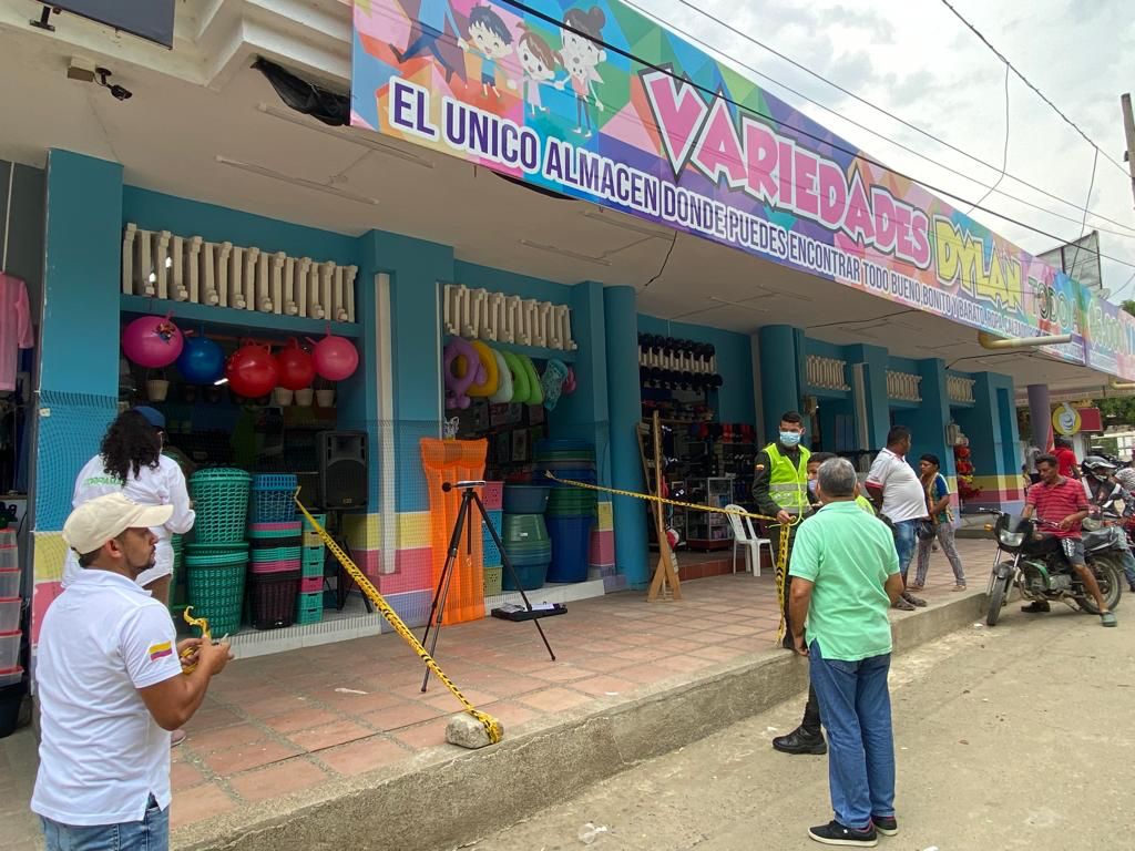 Corpamag realiza control de ruido en locales comerciales en El Banco, Magdalena