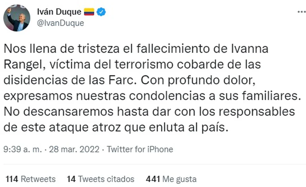 Disidencias de las FARC responsables del atentado con bomba en Bogotá que deja dos niños muertos