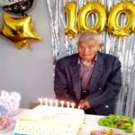 don Israel y sus 100 años de edad