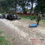 ELN atacó con cilindros bomba guarnición militar en el casco urbano de Fortul