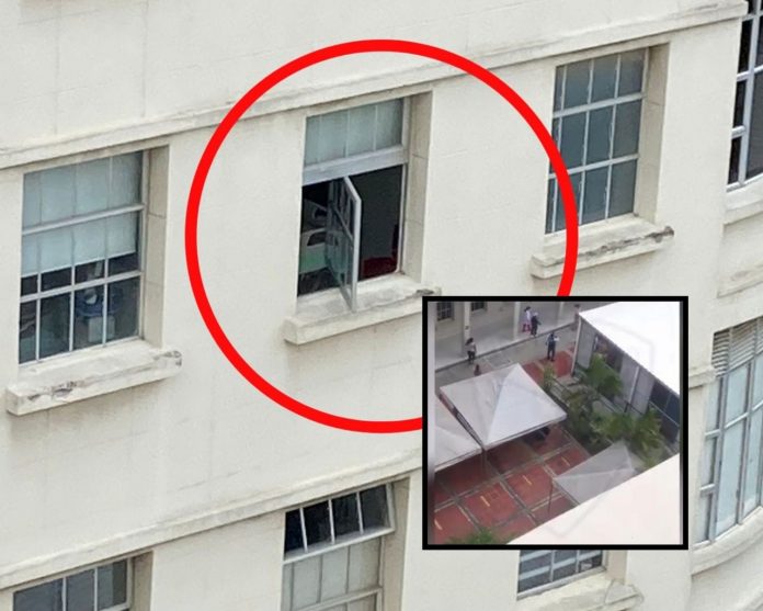 El joven que cayó del quinto piso del CHU el martes sigue en cuidados intensivos: podría ser un