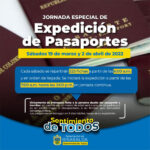 El sábado 12 de marzo no habrá jornada especial de expedición de pasaportes