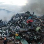 Emergencia ambiental por incendio en fragmentadora de Acerías Paz del Rio