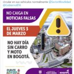 En Bogota no habra dia sin carro y sin moto