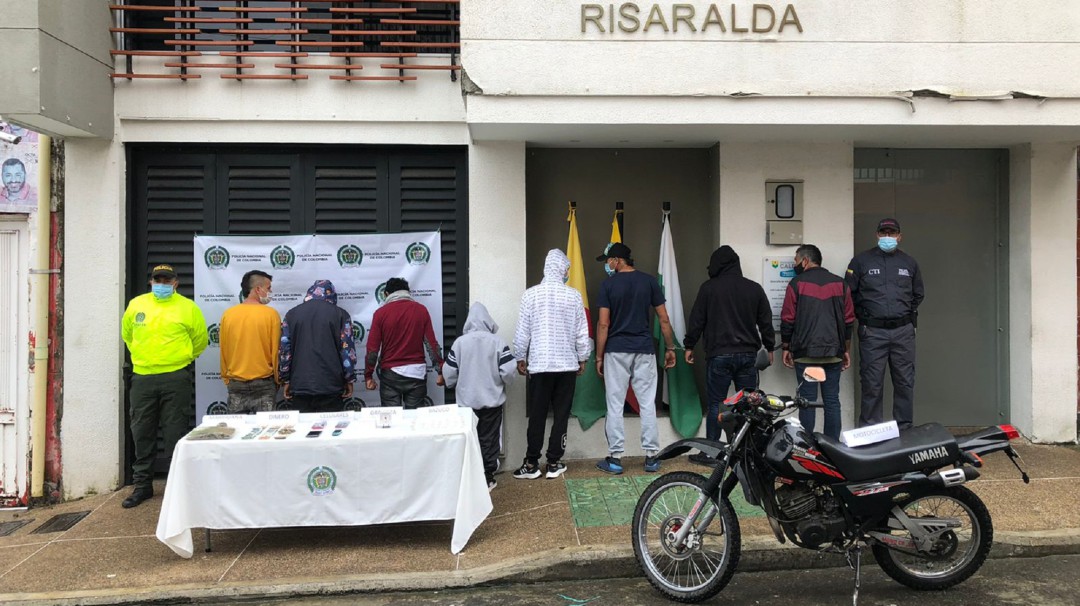 En medio de la operación La Colina fueron capturadas 8 personas en Caldas