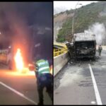 Falla en sus frenos habría ocasionado incineración de camión que se movilizaba entre Nariño y el Valle del Cauca