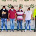Fueron capturados 4 hombres con 74 kilos de pasta base de coca en carreteras del Huila