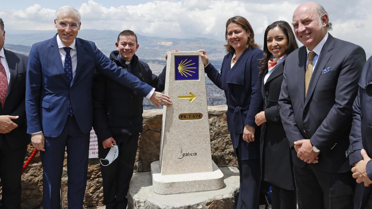 Galicia marca desde Bogotá el Camino de Santiago