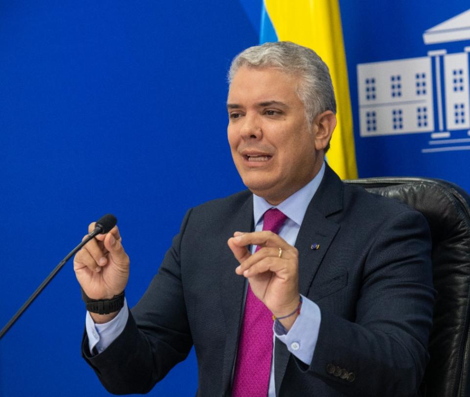 Iván Duque anuncia ayuda económica para ciudadanos ucranianos