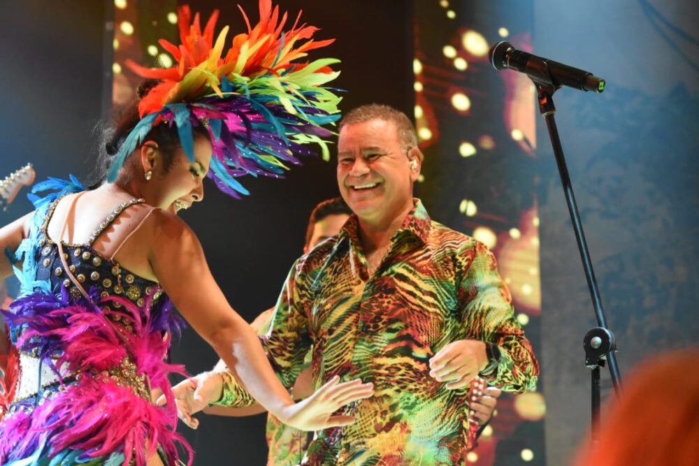 Iván Villazón, sensacional en el carnaval de Barranquilla