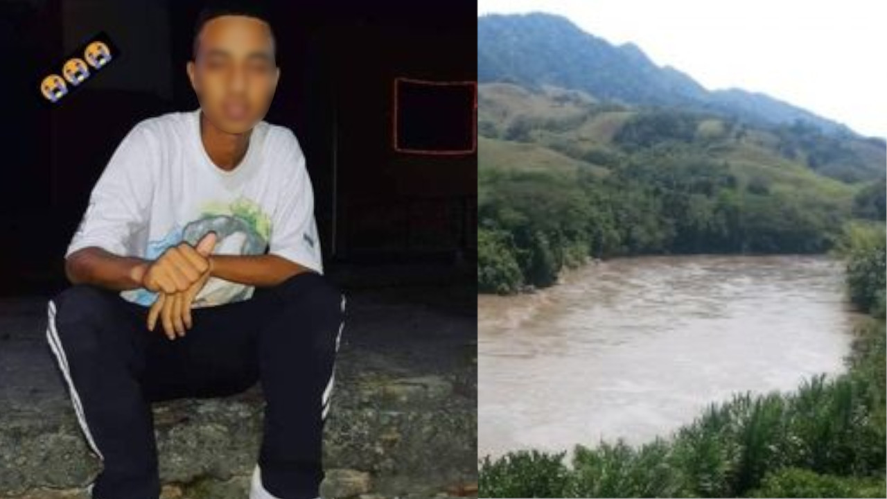 Joven de 16 años cayó al río Cauca, sus familiares lo buscan