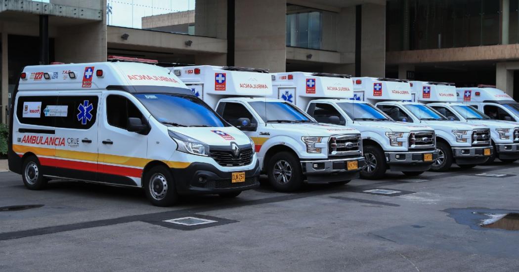 Llegan a Bogotá más de 150 ambulancias a reforzar sistema de salud