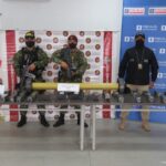 Más de 100 proveedores para fusil fueron descubiertos en una encomienda en Caquetá