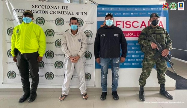 Medida de aseguramiento para presunto integrante del grupo armado organizado E-33, con injerencia en el departamento de Norte de Santander
